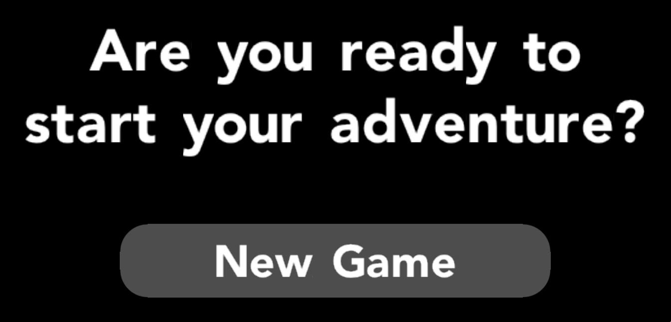The screen when beginners start their game.