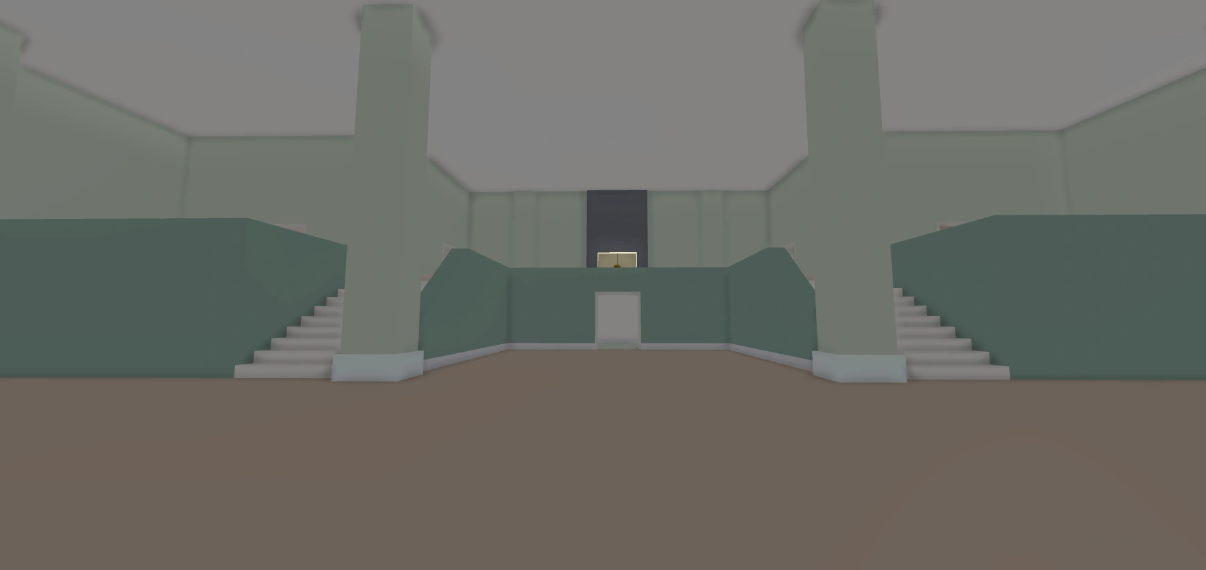 Rooms with Symmetry style are symmetric as its name implies.