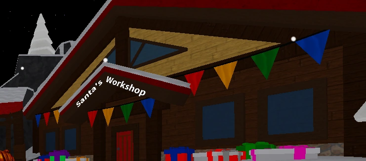 Santa's Workshop, which you cannot currently enter