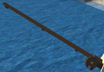 The Old Rod when cast out.