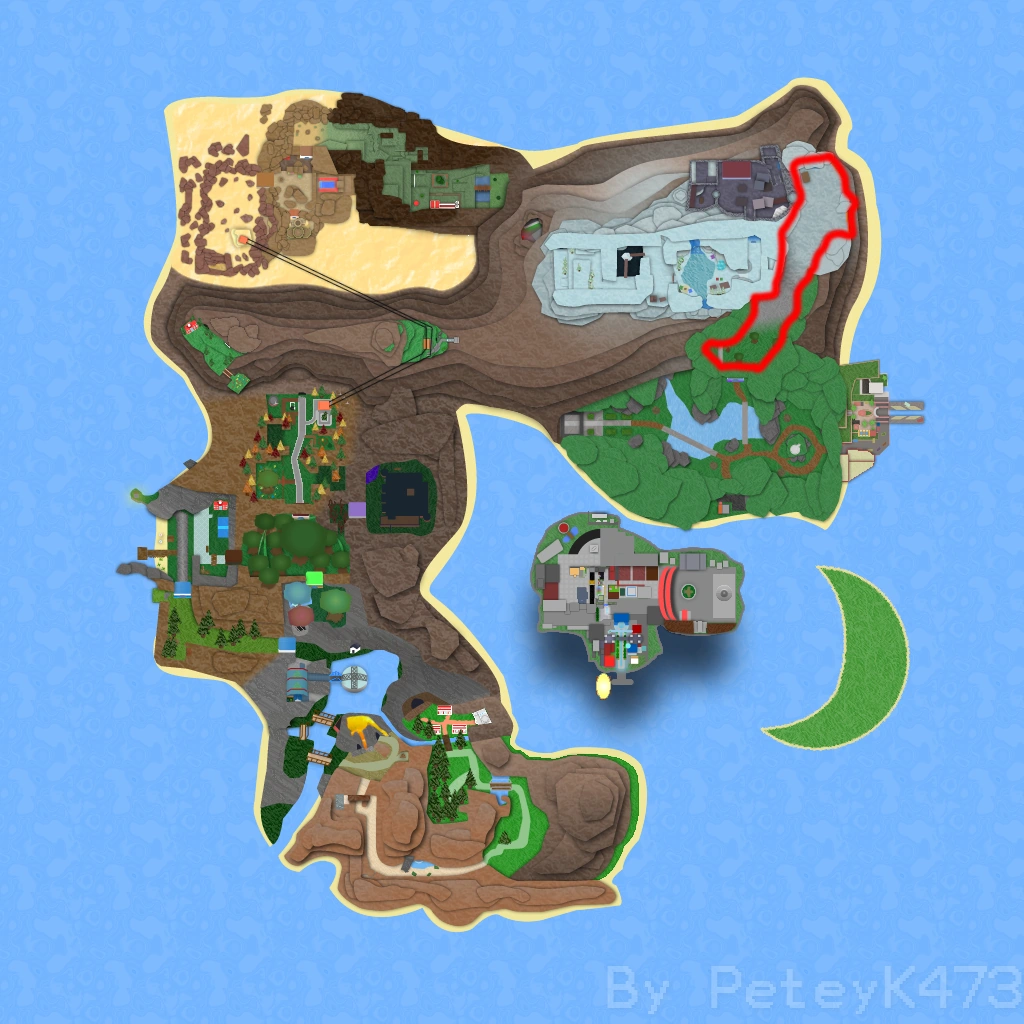 Route 16 on the Roria map