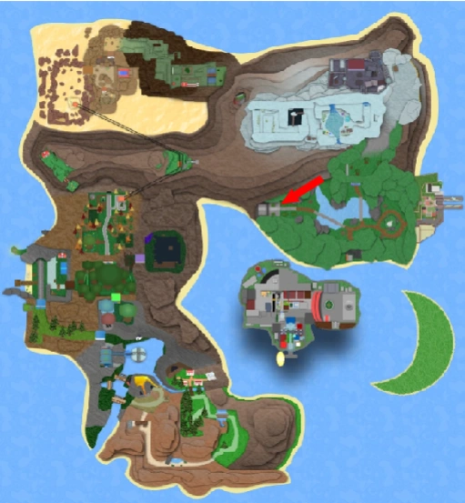 Roria League on the Roria map