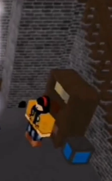 A mouse hole in a woman's house in Frostveil City