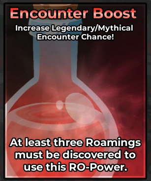 3 Roaming Pokémon are needed or else the Ro-Power will be disabled.