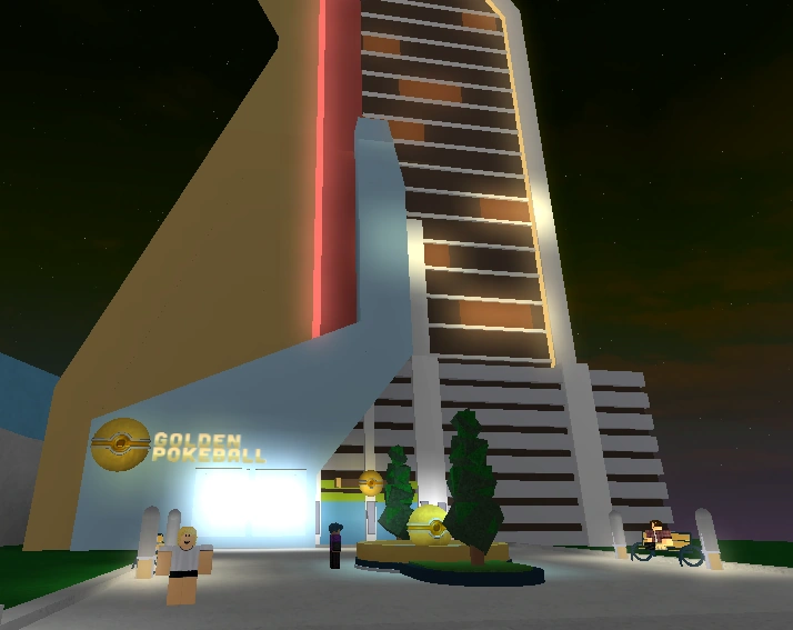 Luxury Apartment: Golden Poké Ball.