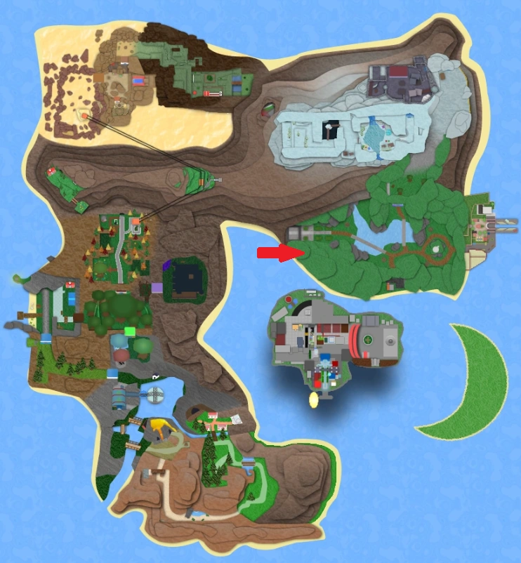 Elite Four on the Roria map