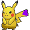 Shiny Red Tail Pikachu
