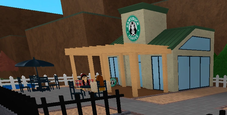 Sawsbuck Café at Cheshma Town.