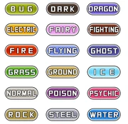 A list of all 18 Pokemon types