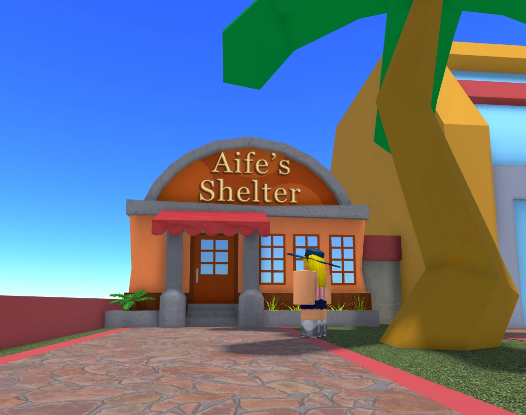 This small house is Aife's Shelter.