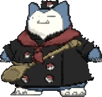 Snorlax chef black transparent