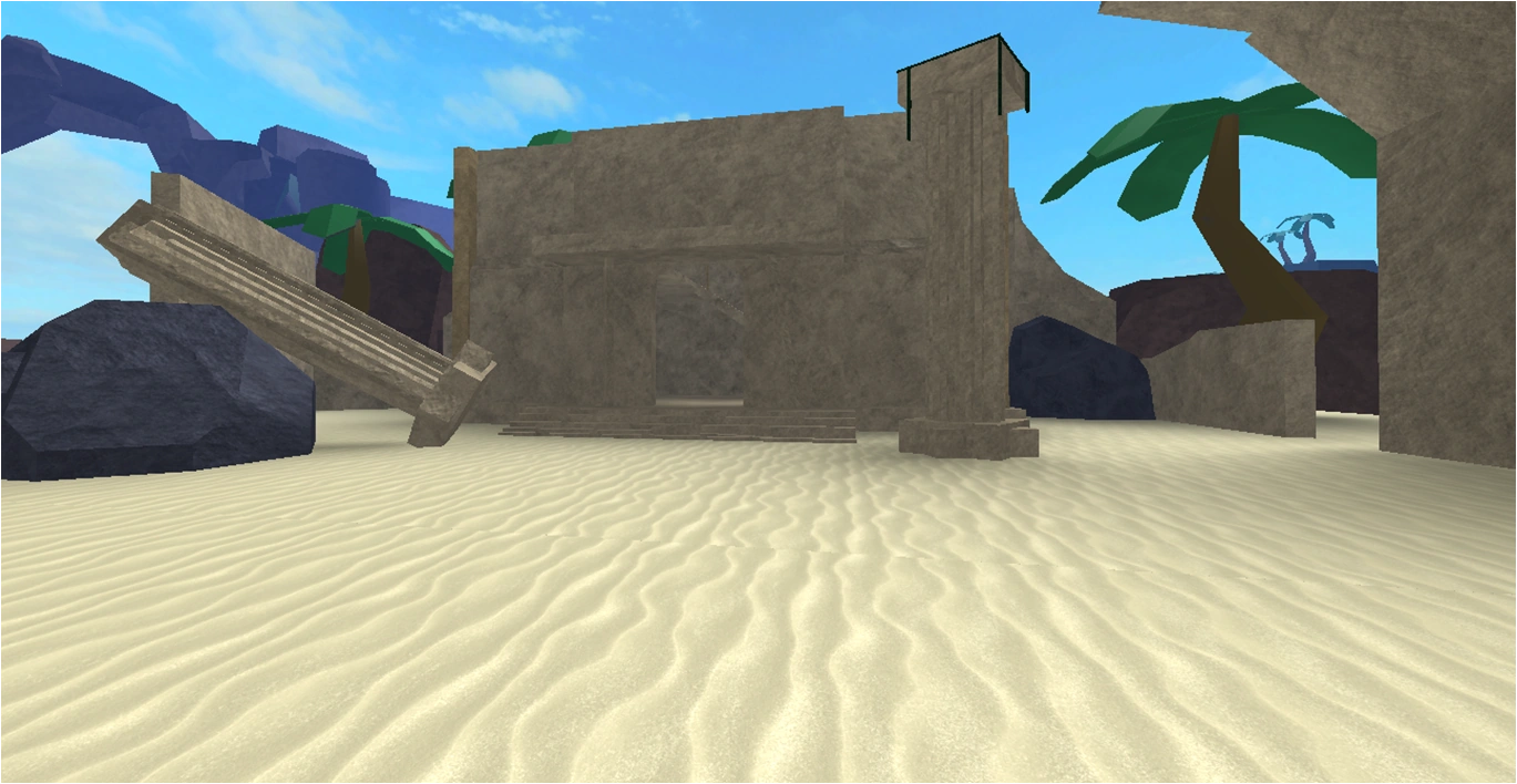 Ruins on the 4th island.