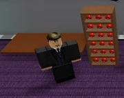 The first appearance of Professor Cypress, giving out Starter Pokémon to the player.
