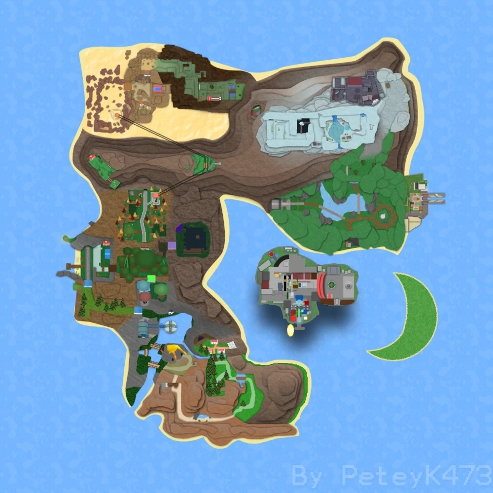 Map Of Project Bronze Forever