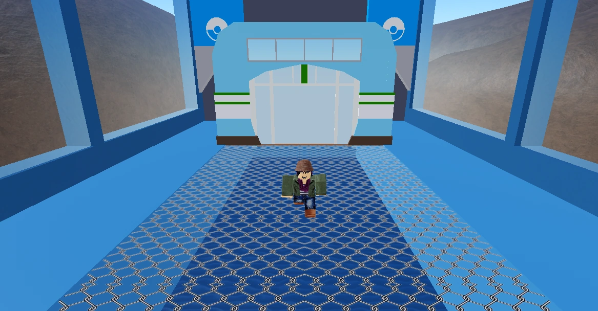 Tess, making her way towards the player before the Elite Four.